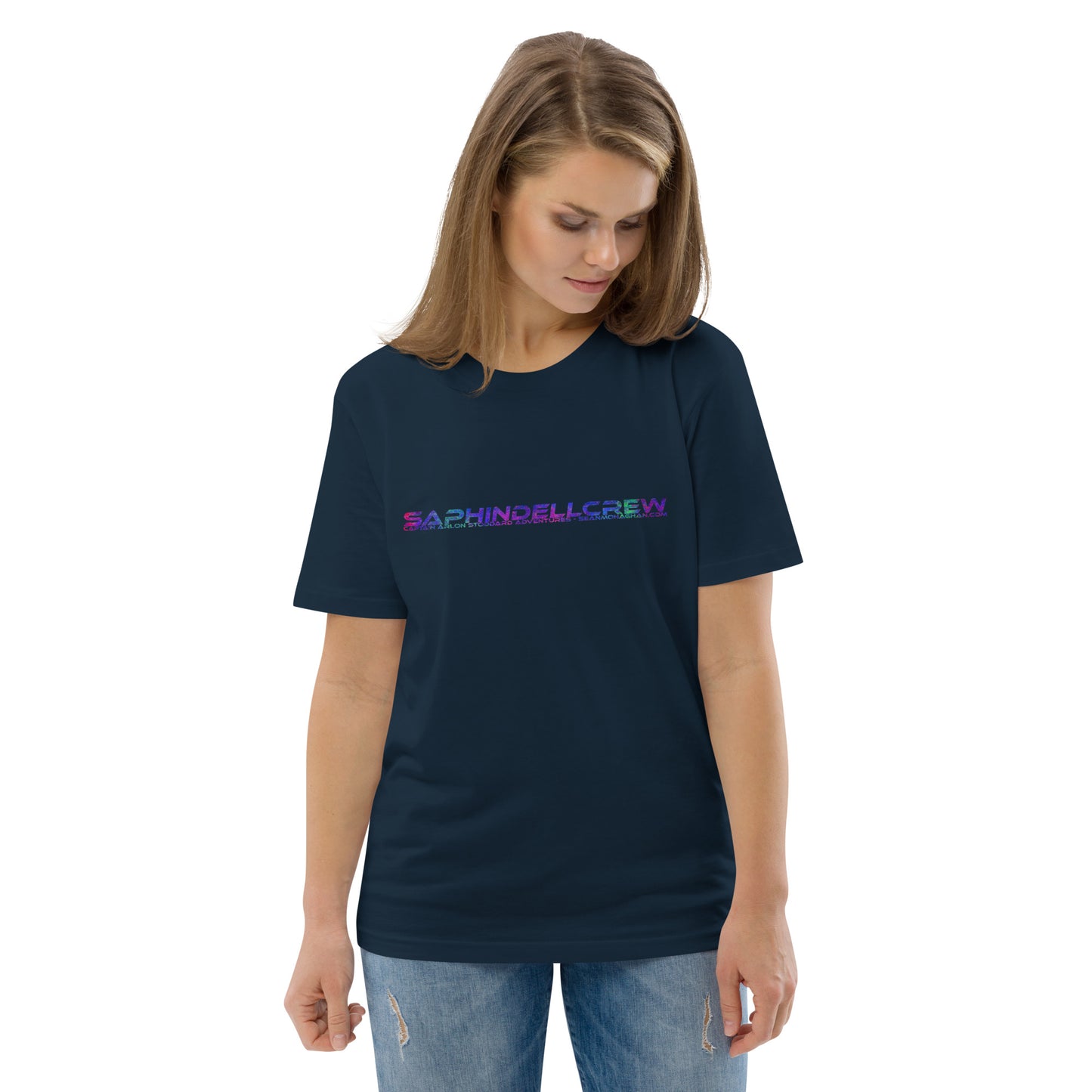 Saphindell Crew, unisex organic cotton t-shirt